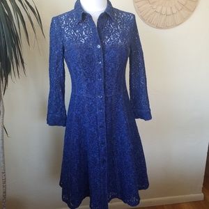 Nanette Lepore Lace Fever Shirt dress